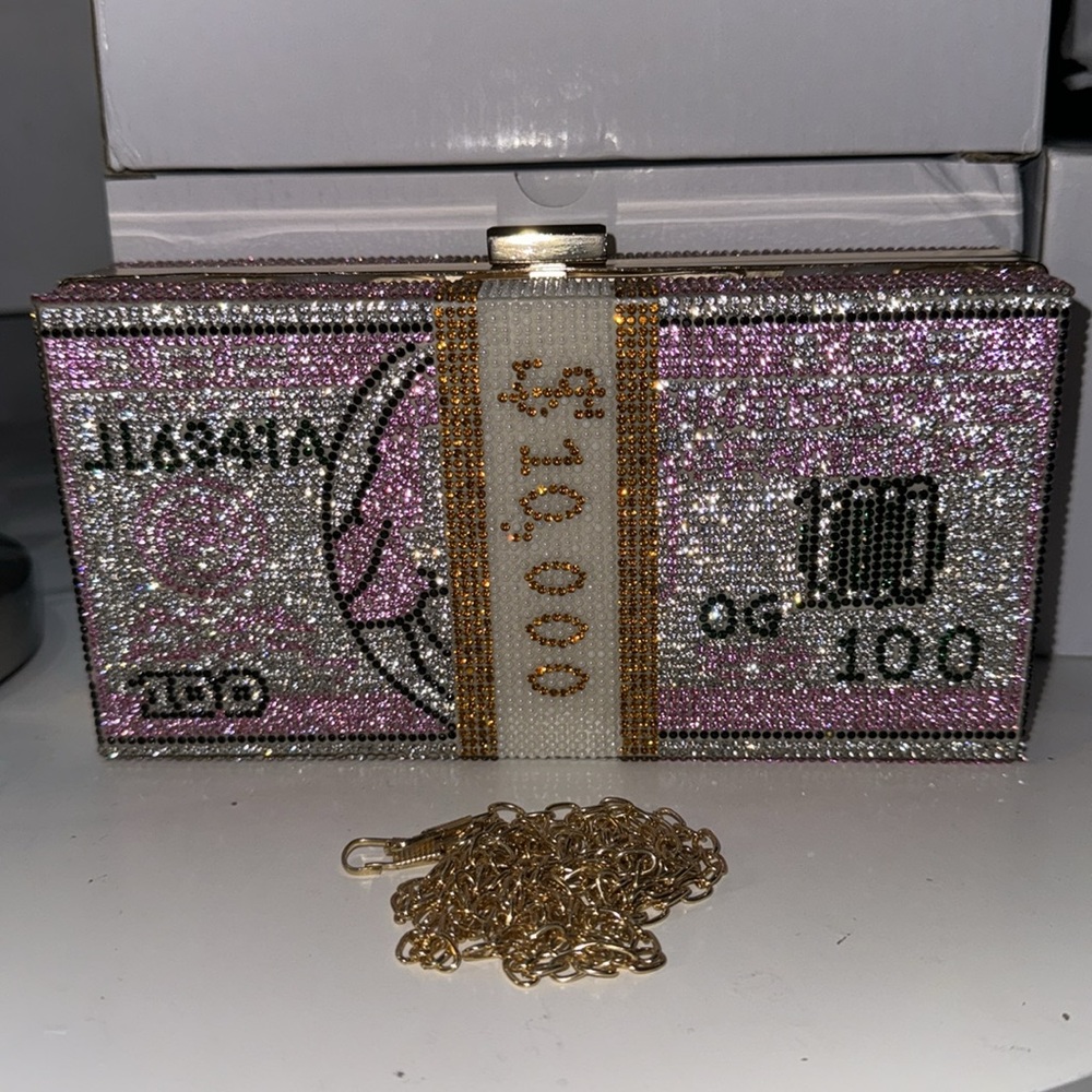 RHINESTONE CLUTCH